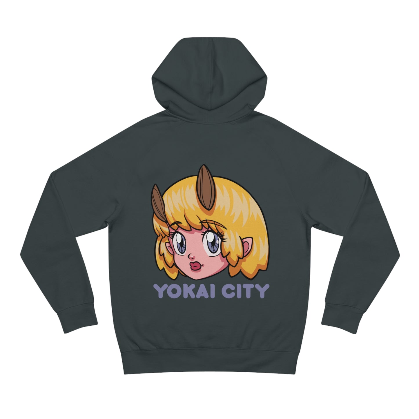 Retro oni-girl unisex hoodie